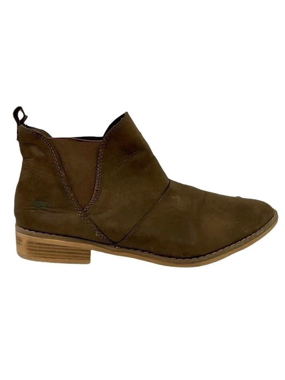 Rocket Dog Women’s Brown Ankle Boots Size US 11 EU 42 Distressed Pull On Bootie